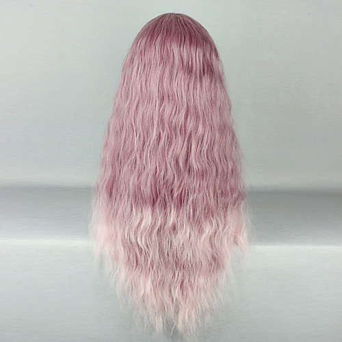 фото Косплэй парики жен. 28 дюймовый термостойкое волокно розовыйлиловый аниме Lightinthebox