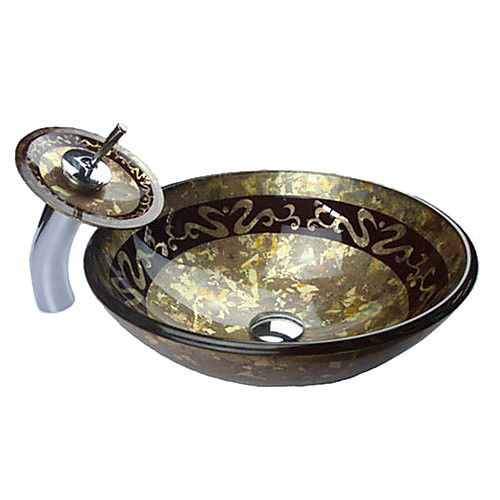 

Современный Круглый Раковина Материал является Закаленное стекло умывальник для ванной смеситель для ванной монтажное кольцо для ванной