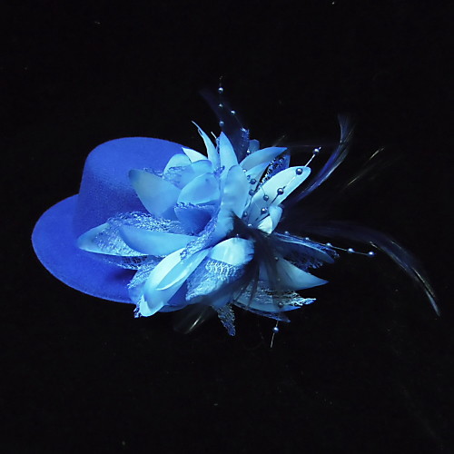 

Silk Flowers / Headwear with Floral 1pc Special Occasion Headpiece