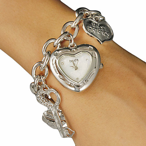 

Women's Quartz Silver / Gold Heart shape - Gold Silver One Year Battery Life / SSUO SR626SW