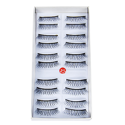 

Ресницы 10 pcs Объемные / Кудрявый / Толстые Ресницы Одинарная открытая крышка Составить косметический