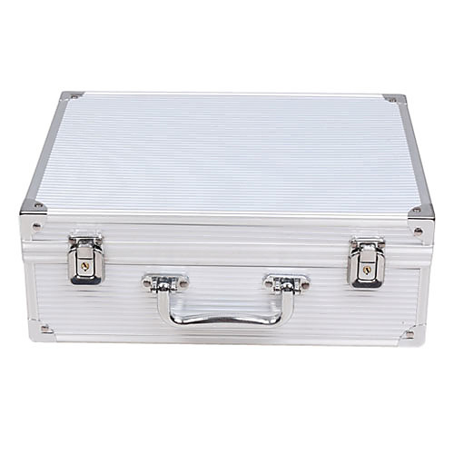 

Dragonhawk Large Size White Aluminum Tattoo Kit Case Traveling Convention Carry