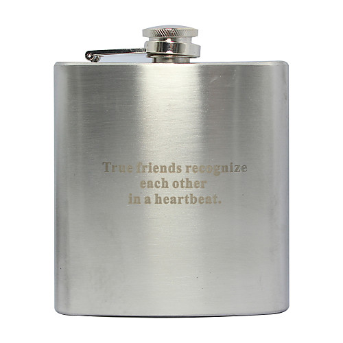 

Personalized Father's Day Gift Curve 6oz Metal Flask