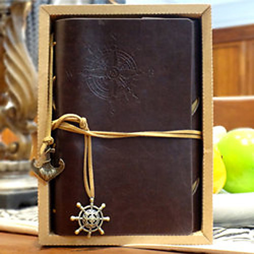 

путешествие блокнот старинные пиратские вкладыши записная книжка дневной дневник 80 страниц крафт-бумага коричневый