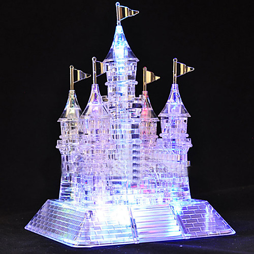 

105 шт Glittery Музыкальный Кристалл 3D Замок Пазлы
