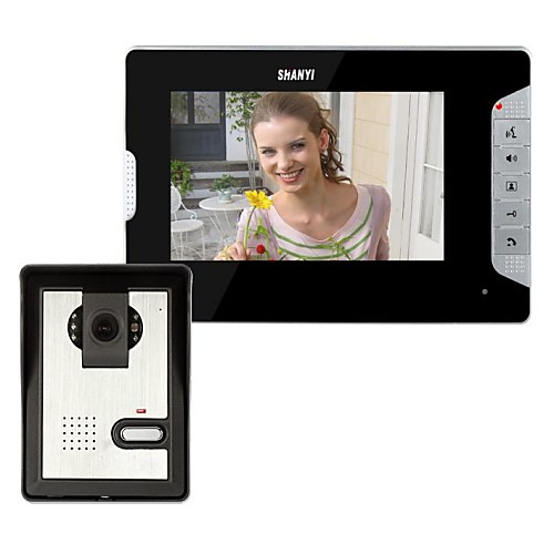 

7-дюймовый видео-телефон двери дверной звонок Домофон Kit 1-камера 1-монитор ночного видения