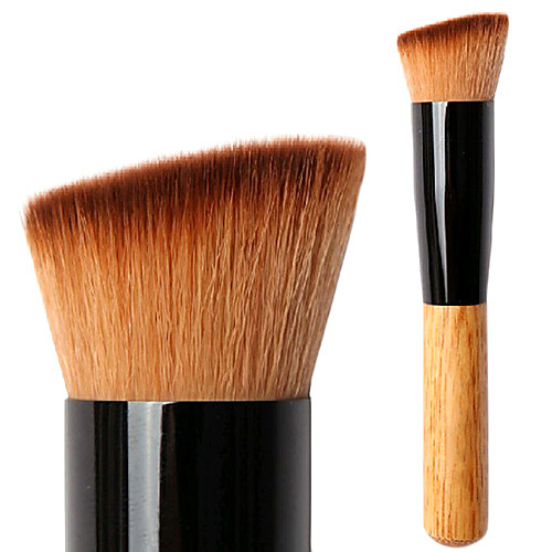 

Professional Makeup Brushes Foundation Brush 1 Travel Left Angled Multi-functional Blending Premium flawless Buffing Stippling Synthetic Hair / Artificial Fibre Brush for Cream Liquid Powders