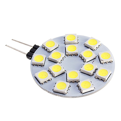 

480 lm G4 Точечное LED освещение 15 Светодиодные бусины SMD 5050 Тёплый белый Холодный белый 12 V