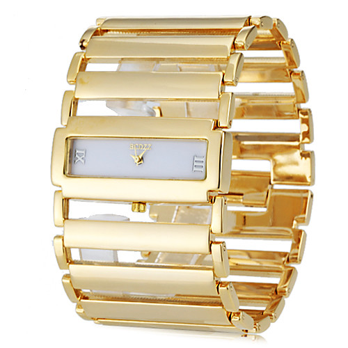 

Women's Bracelet Watch Gold Watch Square Watch Japanese Stainless Steel Silver / Gold Casual Watch Ladies Luxury Elegant - Gold Silver