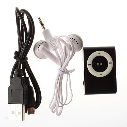 

Мини Clip Plug-In, Micro SD, CardTF CardReader, MP3 Music Player (Разные Цвета), Серебряный