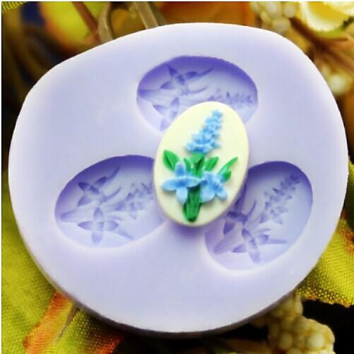 

Flower Bake Fondant Cake Mold,L3.8cmW3.4cmH0.8cm