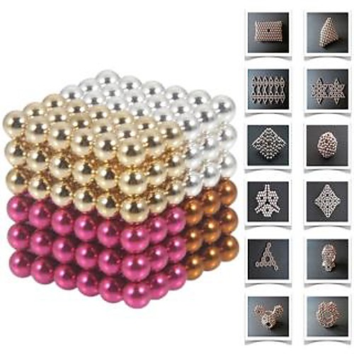 

216 pcs Magnet Toy Building Blocks Super Strong Rare-Earth Magnets Neodymium Magnet Metal Kid's / Adults' Boys' Girls' Toy Gift