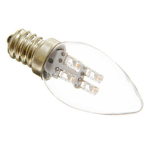 

1шт 1 W LED лампы в форме свечи 15-20 lm E12 C35 4 Светодиодные бусины Декоративная Тёплый белый Холодный белый 220-240 V / RoHs