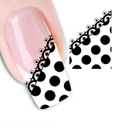 

1 pcs 3D Nail Stickers Water Transfer Sticker nail art Manicure Pedicure Abstract / Fashion Daily