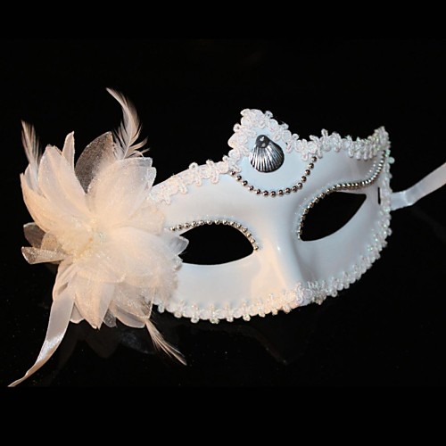 

Snow White Half Mask for Masquerade Party