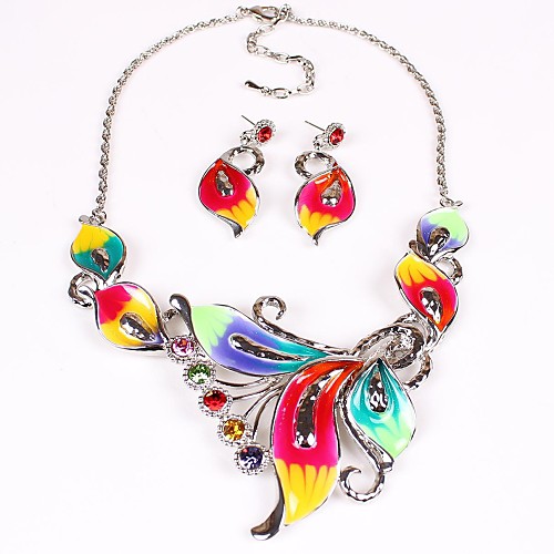 

Women's Fashion Europe Colorful Jewelry Set(Including Necklaces Earrings)