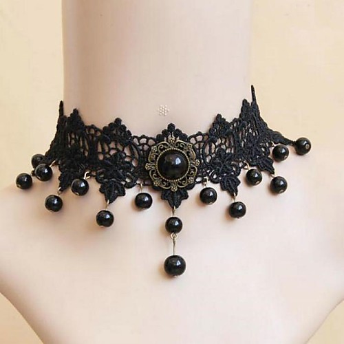

Women's Evening Dress PROM Fashion Lace Collar Bone Necklace