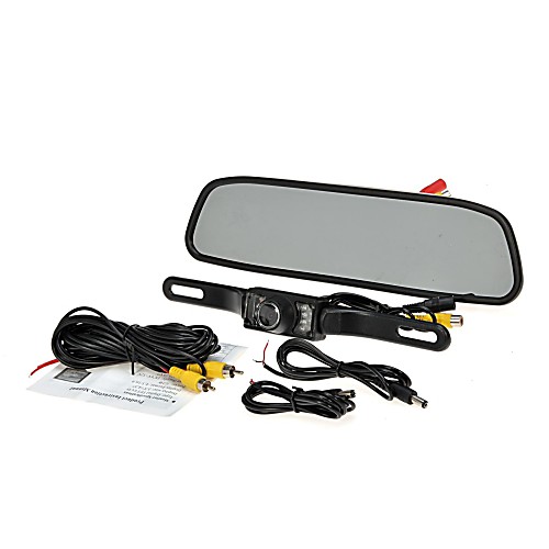 

4.3 ""TFT монитор вид сзади автомобиля система жк резервного копирования обратная комплект камеры ночного видения