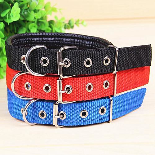 

Cat Dog Collar Adjustable / Retractable Cosplay Nylon Red Blue Black