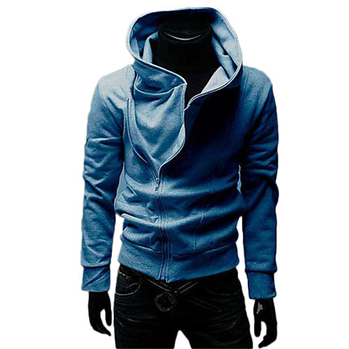 

Men's Active Hoodie & Sweatshirt - Solid Colored Stylish Brown