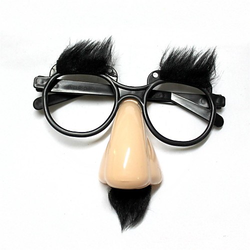 

Забавные старца очки нос / бровей - бежевый черный