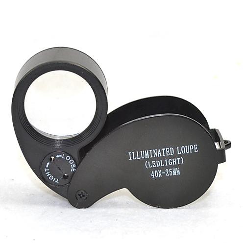 

Magnifiers / Magnifier Glasses High Definition LED 40 25 mm Metal