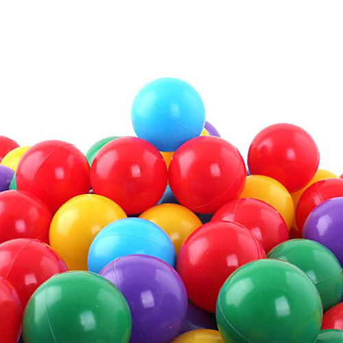 

20 PC Colorful Plastic Ocean Ball Playing Water Pool Toys(Random Color)