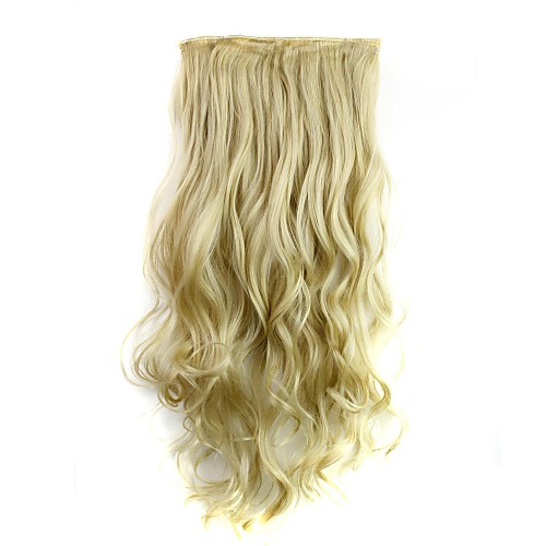 

Синтетические экстензии Кудрявый Классика Искусственные волосы 24 дюймовый Наращивание волос Клип во / на Блондинка Жен. Повседневные / Без шапочки-основы
