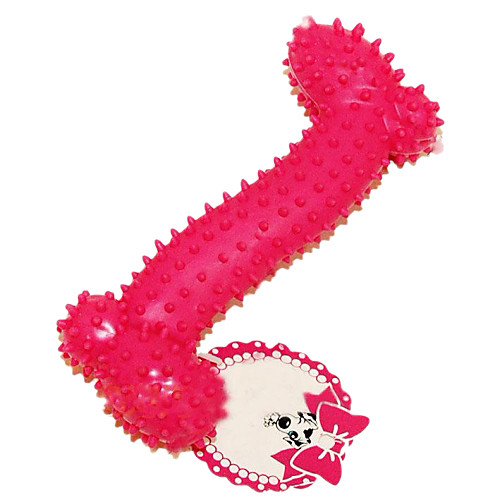 

Chew Toy Teeth Cleaning Toy Bite Bone Dog Toy Pet Toy Bone Rubber Gift