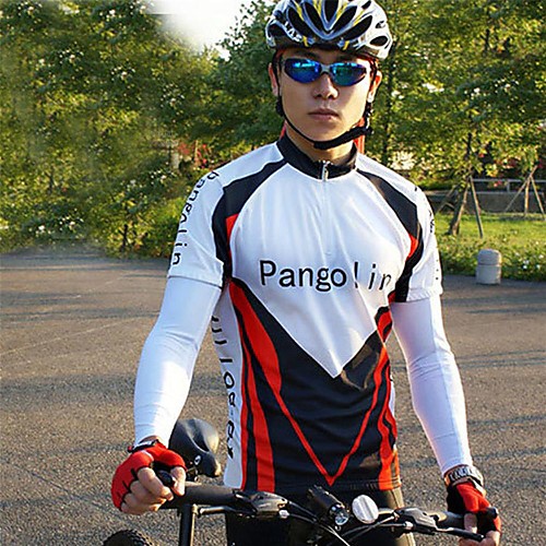 фото Wolfbike велосипедные рукава armwarmers легкость защита от солнечных лучей устойчивость к уф дышащий комфорт велоспорт белый черный полиэстер спандекс для мужчины женский взрослые / эластичная lightinthebox