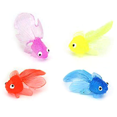 

16 шт Горячая продажа красочные маленькие игрушки рыба воды (случайный цвет)