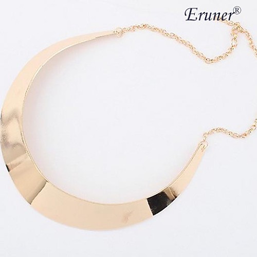 

Women's Choker Necklace Classic Ladies Alloy Silver Golden Necklace Jewelry For Party Daily