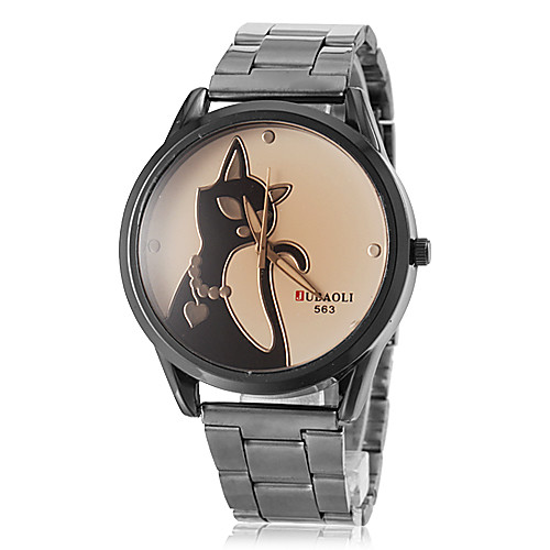 

Women's Wrist Watch Quartz Quilted PU Leather Brown Casual Watch / Analog Ladies Fashion Dress Watch - Gold Black