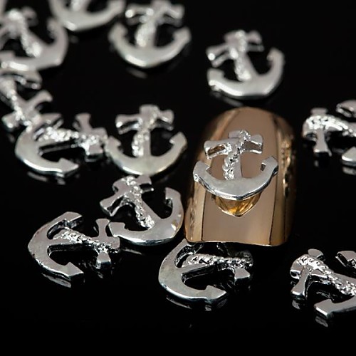 

50 pcs Metal Nail Art Kits & Accessories Lovely Flower Abstract Classic Daily Nail Jewelry for Finger Toe / Cartoon