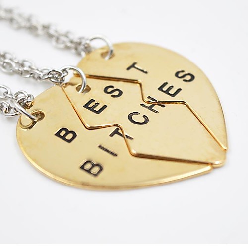 

Men's Women's Pendant Necklace Monogram Love life Tree Best Friends Friendship Relationship European Fashion Initial Sister Alloy Silver Golden Necklace Jewelry For Daily Casual