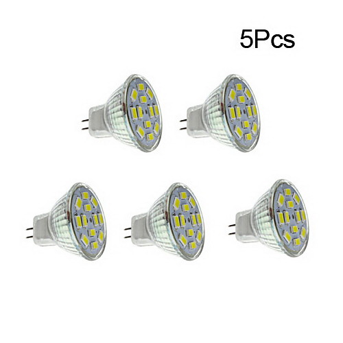 

5 шт. 4 W Точечное LED освещение 450 lm GU4(MR11) 12 Светодиодные бусины SMD 5730 Тёплый белый Естественный белый 12 V