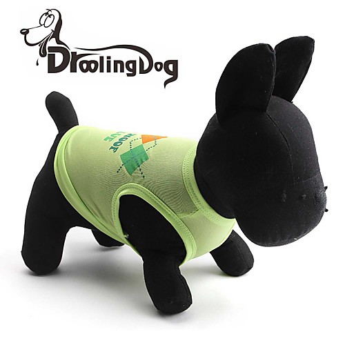 

Cat Dog Shirt / T-Shirt Dog Clothes Letter & Number Green Terylene Costume For Spring & Fall