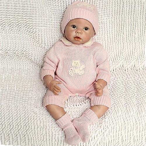 

NPKCOLLECTION NPK DOLL Куклы реборн Дети 22 дюймовый Силикон Винил - Новорожденный как живой Ручная работа Безопасно для детей Non Toxic Ручные прикладные ресницы Детские Девочки Игрушки Подарок / CE