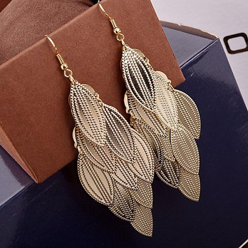 

Women's Drop Earrings Layered Multi Layer Earrings Jewelry Gold / Silver For