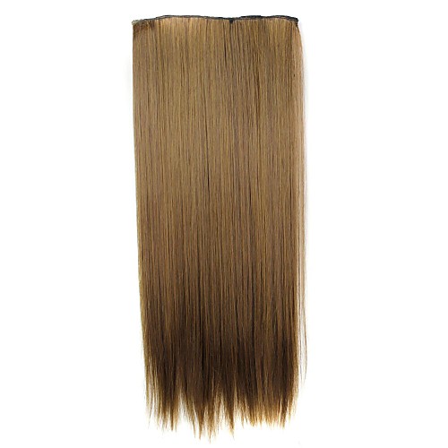 

Human Hair Extensions Classic Hair Extension Clip In / On Brown Daily