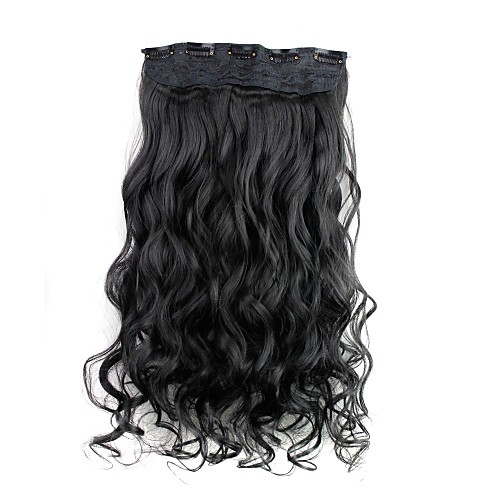 

Curly Classic Synthetic Hair 22 inch Hair Extension Clip In / On Women's Daily