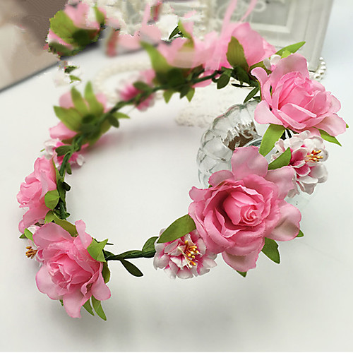 

Hand Made Hawaii Rose Garland Headband