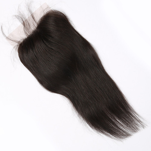 

PANSY Weft Human Hair Extensions Straight Human Hair Hair Piece Brazilian Hair Brown Women's