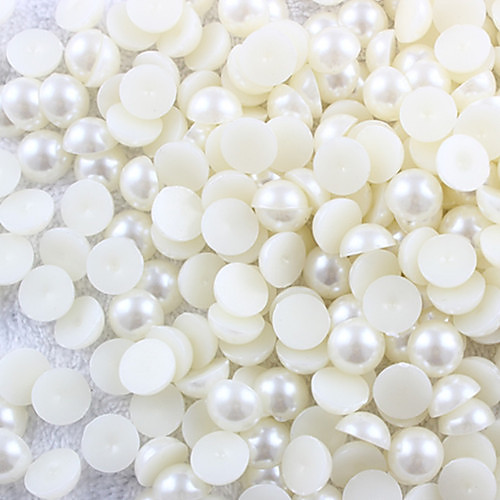 

2000pcs white pearl nail art decorations 3mm