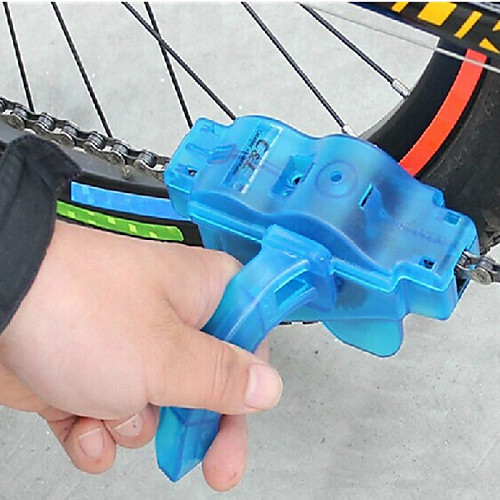 фото Инструмент для очистки велосипедных цепей Удобный Назначение Шоссейный велосипед Горный велосипед Велоспорт пластик Синий 1 pcs Lightinthebox