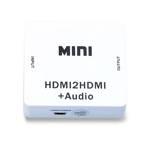 

1080p HDMI Audio Extractor Splitter HDMI 1.4 цифрового сигнала в аналоговый 3,5 мм аудиовыхода адаптер