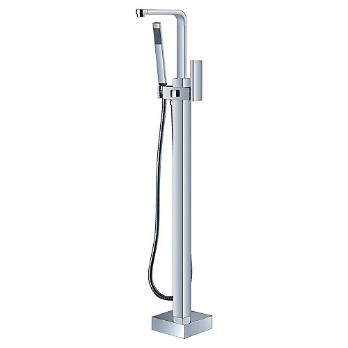 

Bathtub Faucet - Contemporary Chrome Ceramic Valve Bath Shower Mixer Taps