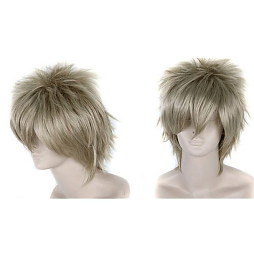 

Synthetic Wig Straight Style Wig Grey Synthetic Hair Women's Gray Wig