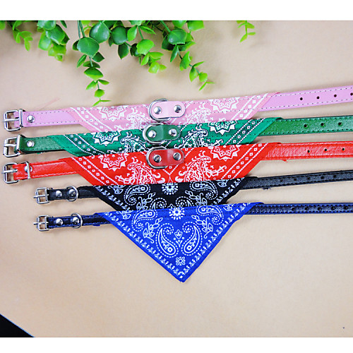 

Dog Tie / Bow Tie Dog Clothes PU Leather Terylene Costume For Spring & Fall Men's Women's Holiday