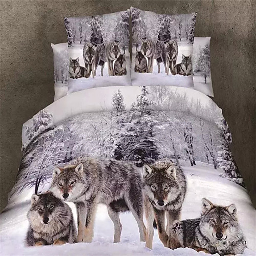 

Пододеяльник наборы 3D Хлопок Активный краситель 4 предметаBedding Sets / 400 / 4 шт. (1 пододеяльник, 1 простынь, 2 наволочки)